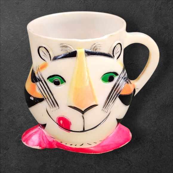 Vintage 1964 Kellogg’s Tony the Tiger Mug Frosted Flakes Ad Cup Retro Bright - Picture 2 of 10